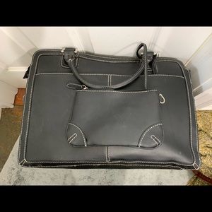 🟠 Woman’s leather briefcase. Franklin Covey.